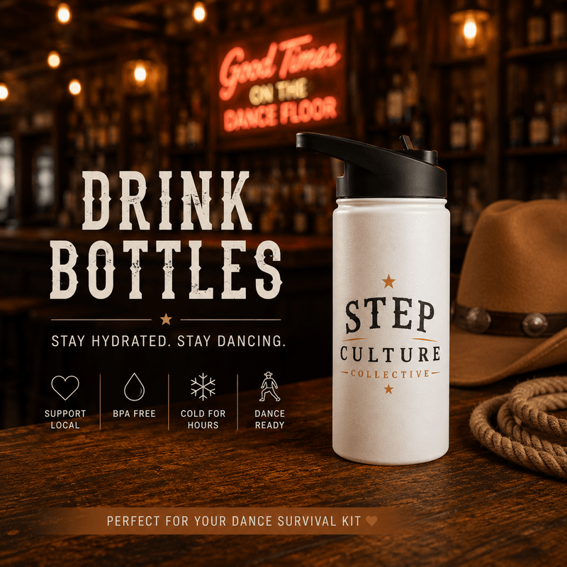 Line dancing drink bottles