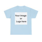 Personalised custom image or logo Gildan 5000 T-shirt mockup – colour option 2