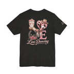 Women’s LOVE Line Dancing tee product image with large back design