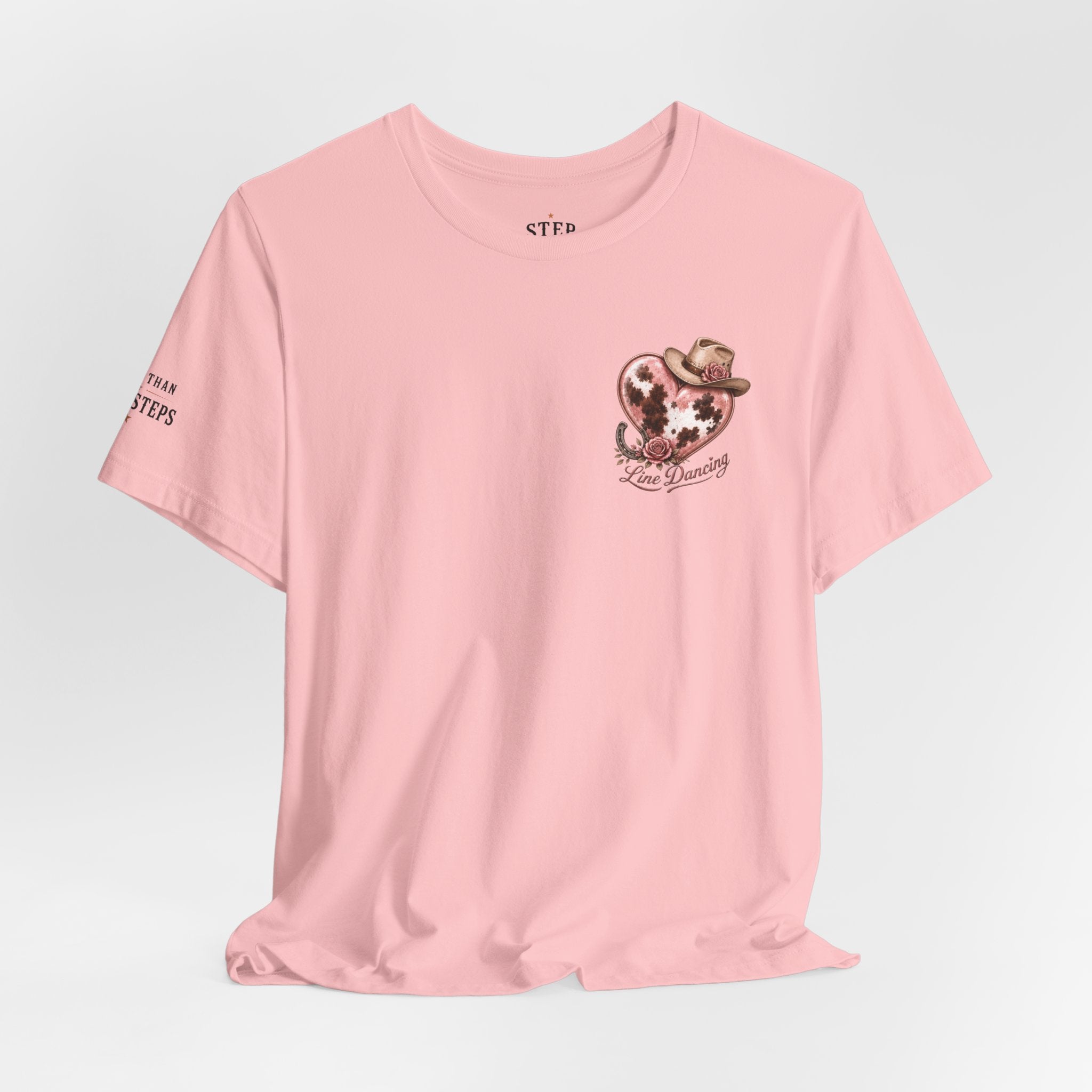 Women’s LOVE Line Dancing two-sided Western tee product image