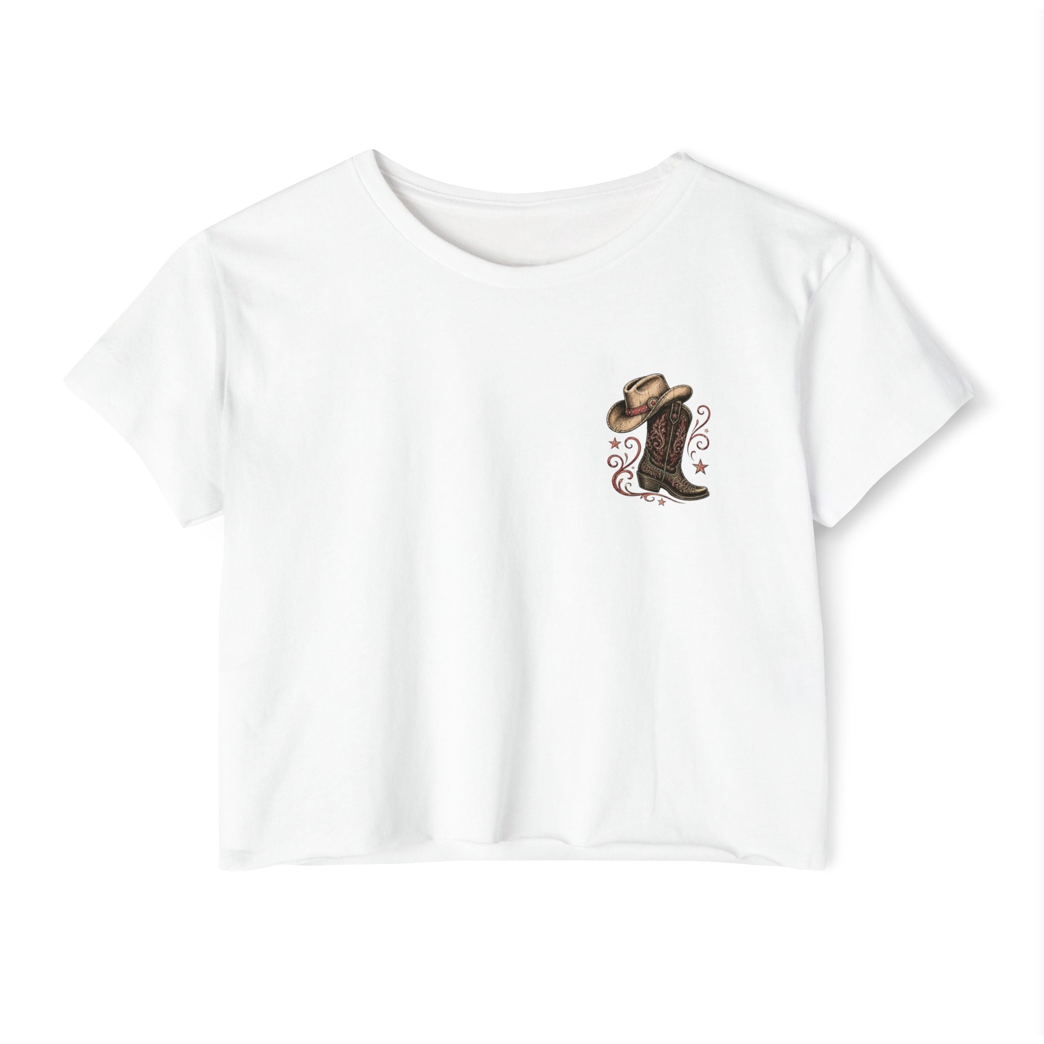 It’s Line Dance Time women’s crop top mockup