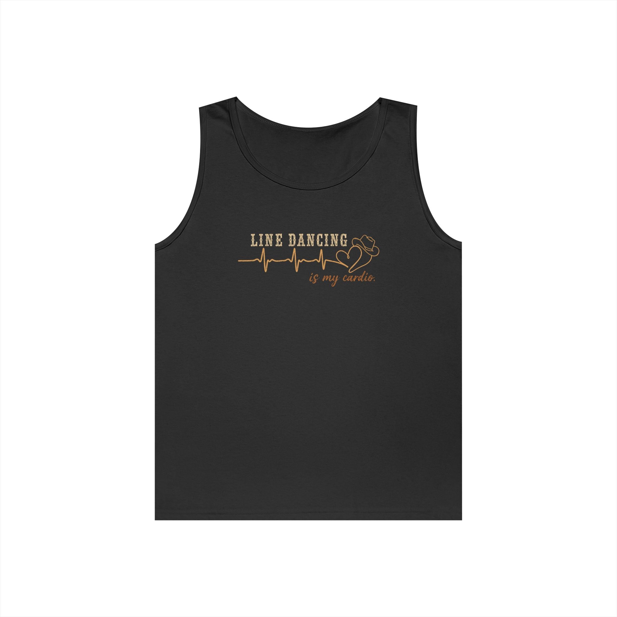 Line Dancing Is My Cardio tank top front view