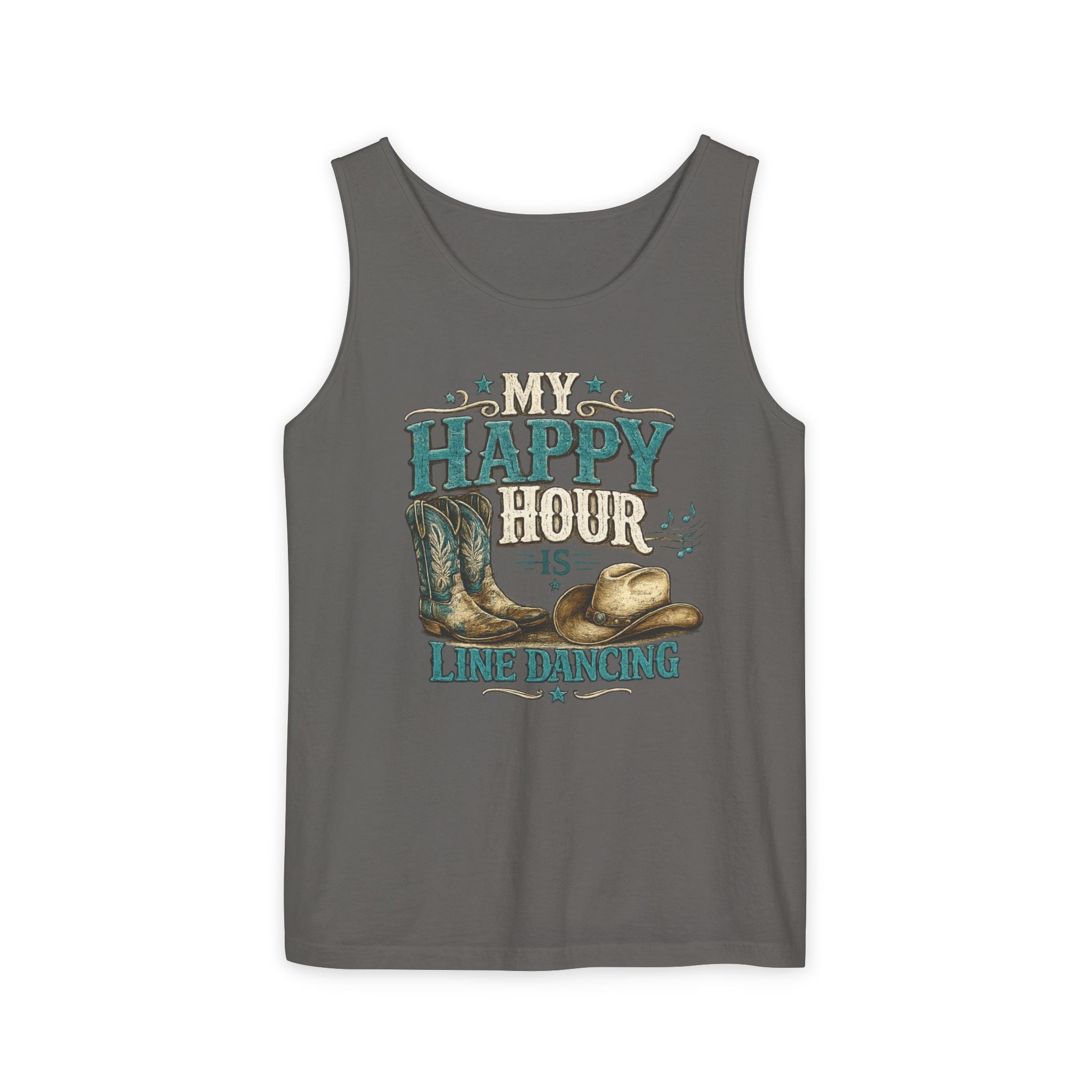My Happy Hour Is Line Dancing women’s tank top