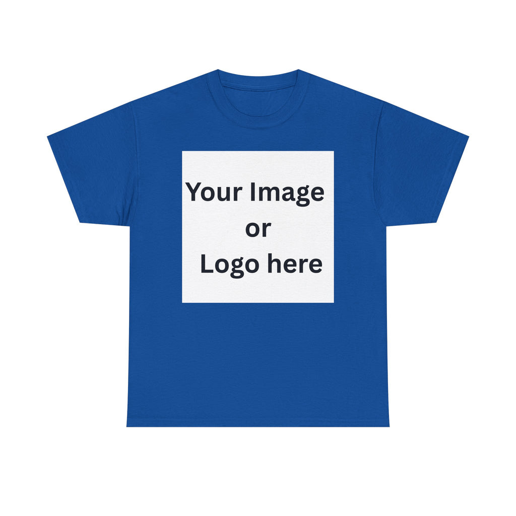 Personalised custom image or logo Gildan 5000 T-shirt mockup – colour option 4