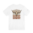 Howdy Howdy Howdy western tee shown in an alternate colour