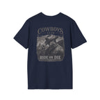Cowboys Club Ride or Die western tee alternate mockup