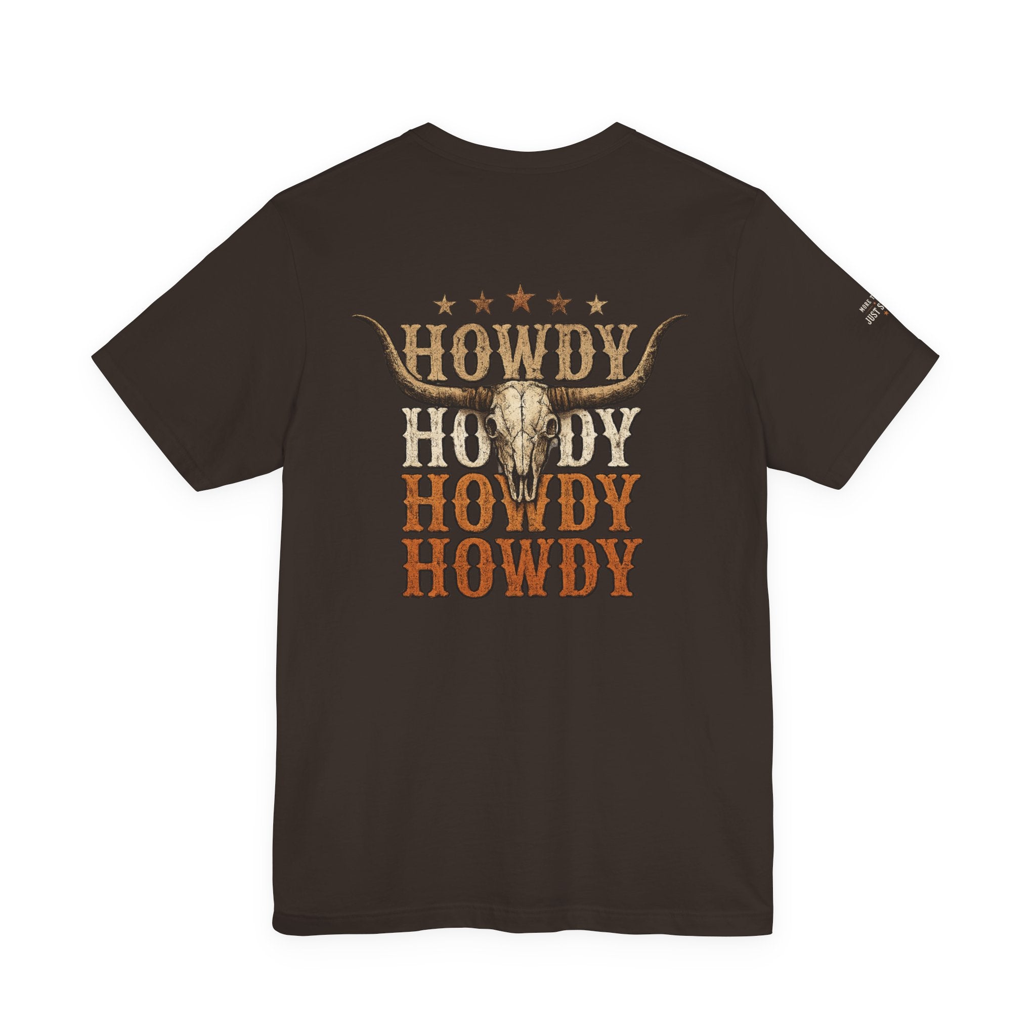 Howdy Howdy Howdy longhorn graphic T-shirt product view