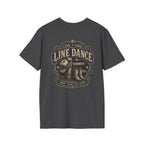 Live Love Line Dance unisex western tee alternate colour mockup