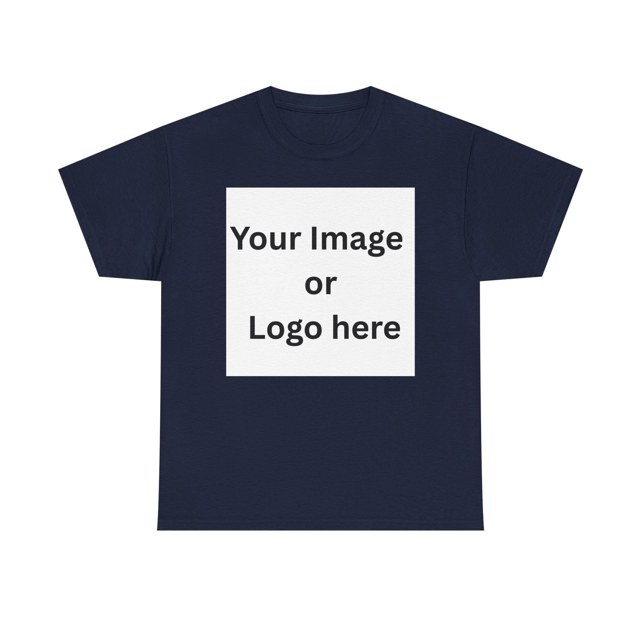 Personalised custom image or logo Gildan 5000 T-shirt mockup – colour option 5