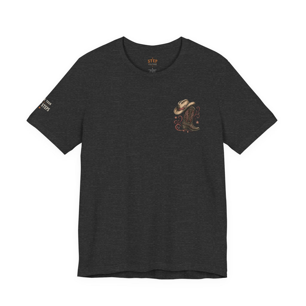 It's Line Dance Time unisex T-shirt shown in another colour