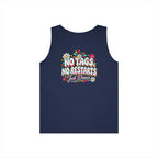 No Tags No Restarts Just Dance Tank Top | Retro Floral Line Dancing Singlet