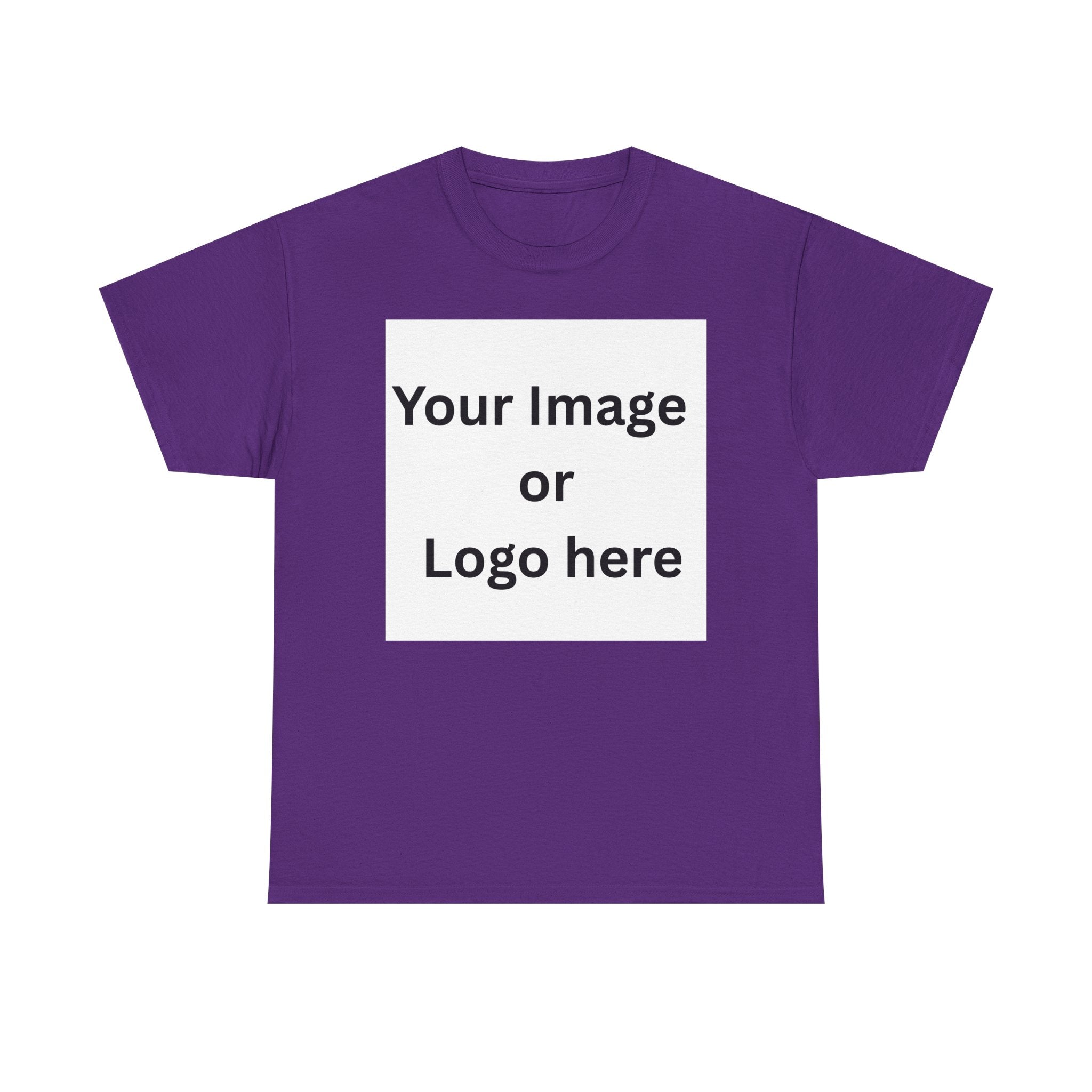 Personalised custom image or logo Gildan 5000 T-shirt mockup – colour option 6