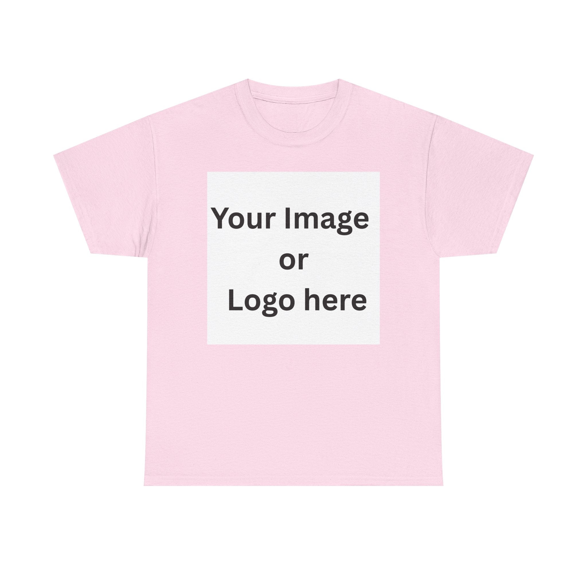 Personalised custom image or logo Gildan 5000 T-shirt mockup – colour option 7