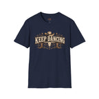 Keep Dancing vintage tee alternate colour mockup