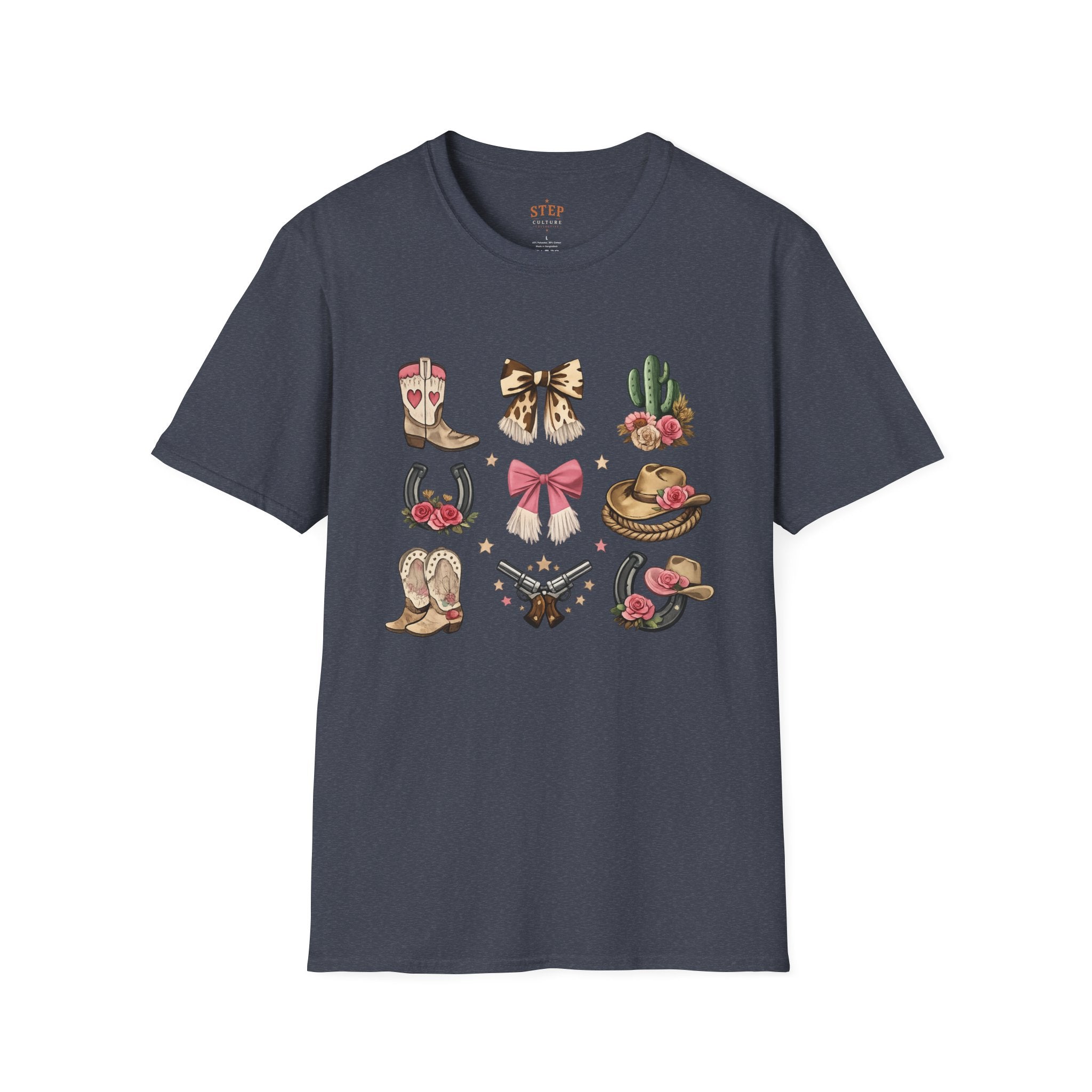 Women’s Western Icons front-print graphic T-shirt product image