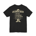 Line Dancer's Dream western line dancing tee product view