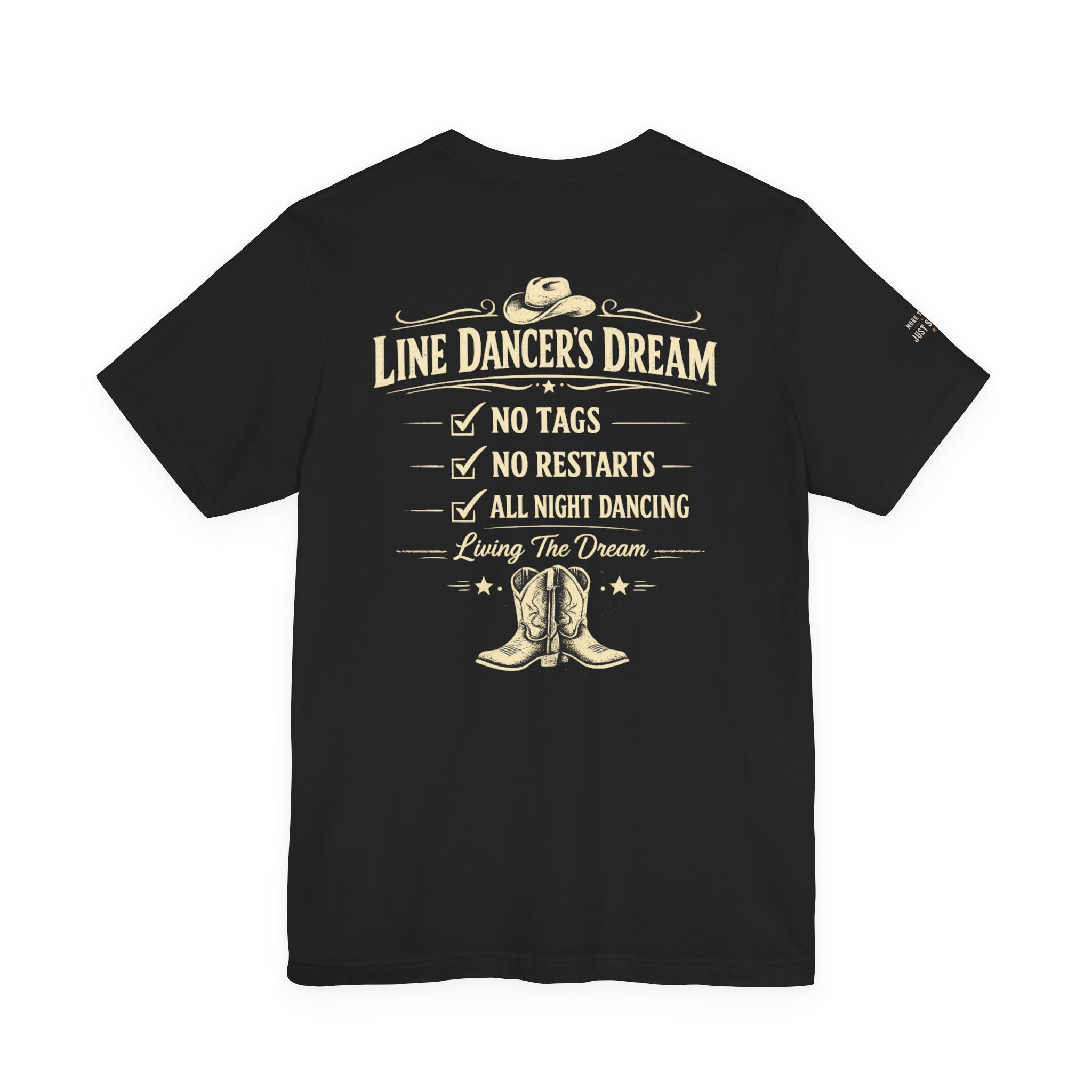 Line Dancer's Dream western line dancing tee product view