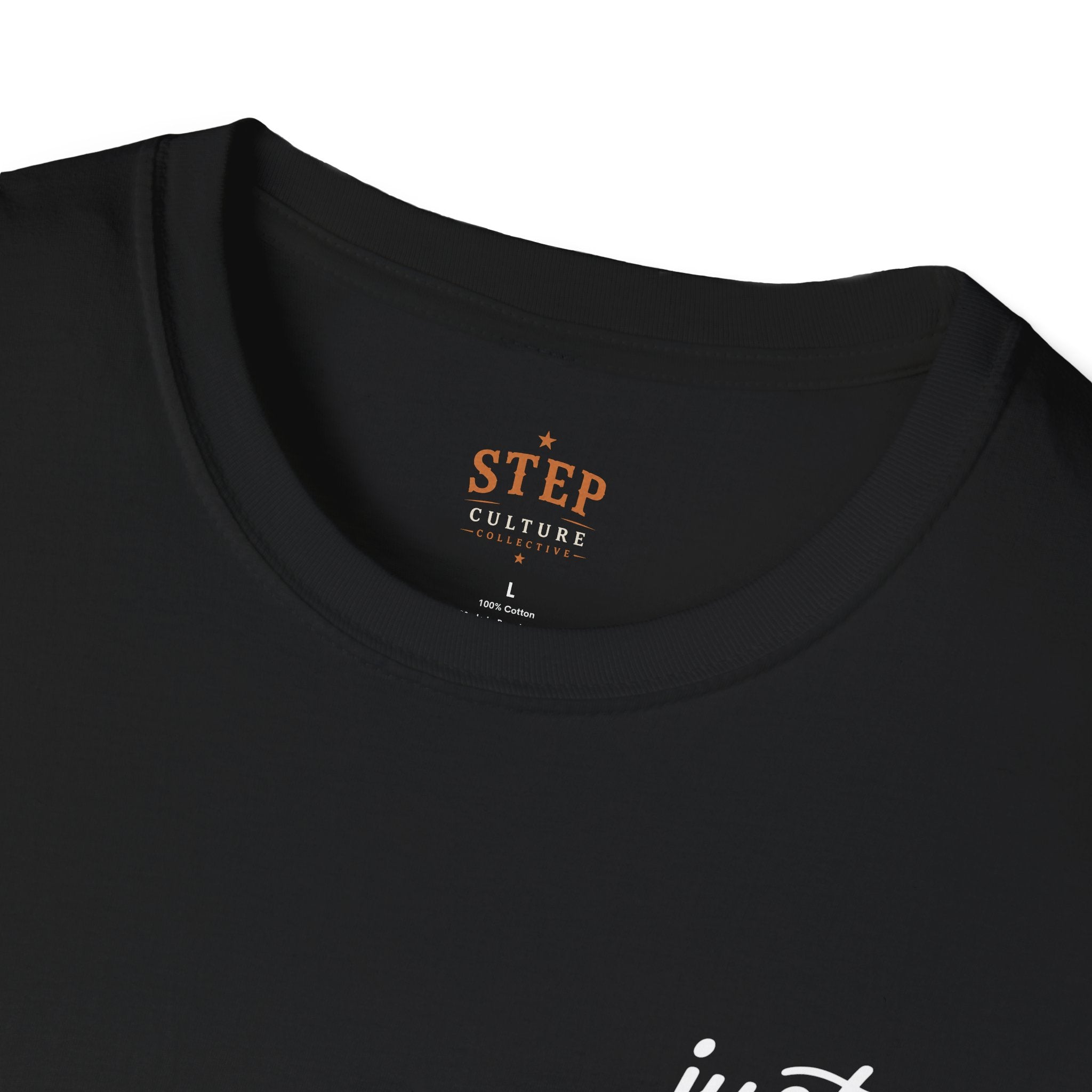 Just Boot Scootin front and back graphic T-shirt product view