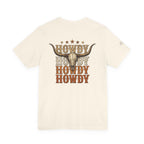 Howdy Howdy Howdy longhorn skull tee alternate colour mockup