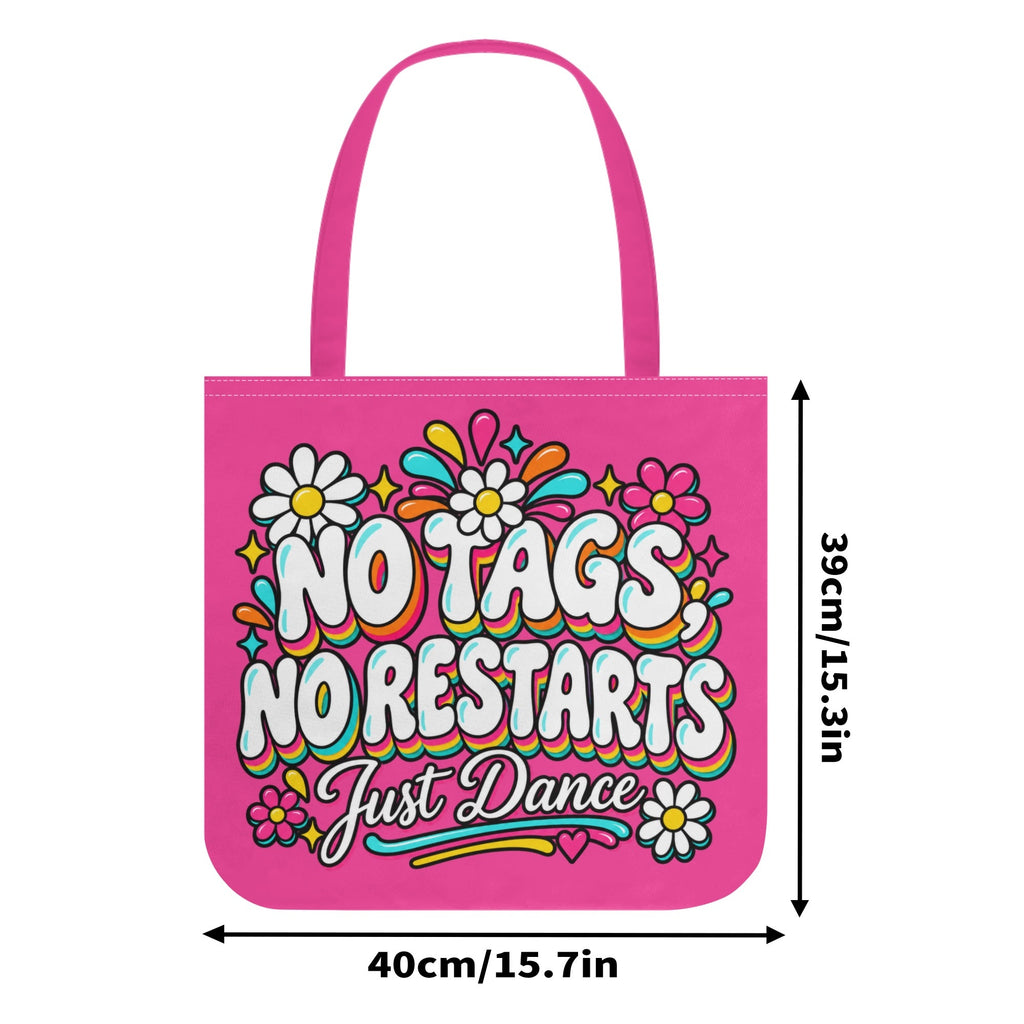 Retro line dancing premium cloth tote bag – product mock-up 7