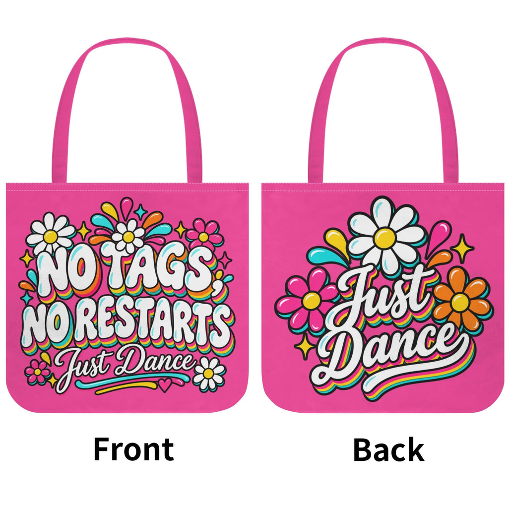 Retro line dancing premium cloth tote bag – product mock-up 8