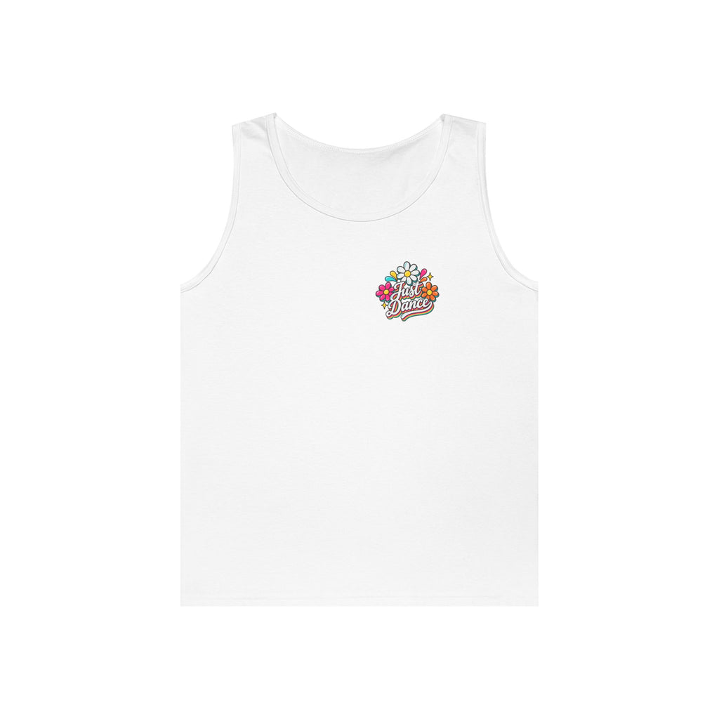 No Tags No Restarts Just Dance Tank Top | Retro Floral Line Dancing Singlet