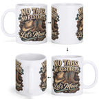 No Tags No Restarts Let's Move line dancing mug, 15 oz, product view 2