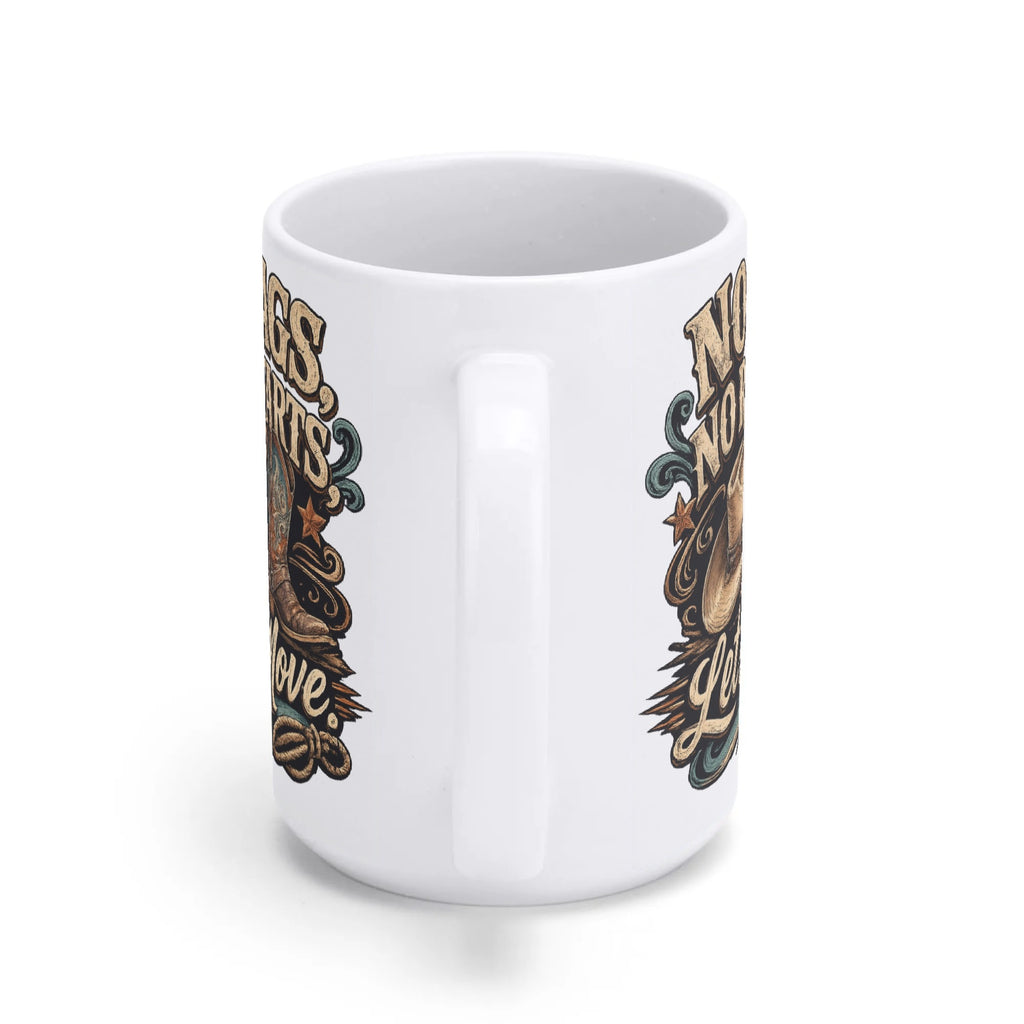 No Tags No Restarts Let's Move line dancing mug, 11 oz, product view 3