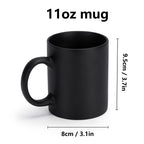 Just Boot Scootin' black western mug shown in available sizes
