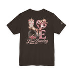 Women’s two-sided LOVE Line Dancing tee product image