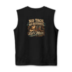 No Tags, No Restarts unisex muscle tank