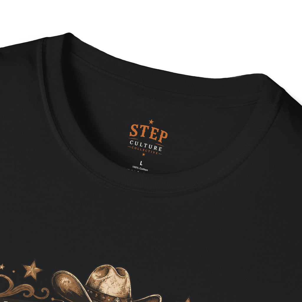 Keep Dancing unisex western T-shirt shown in another colour