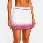 Let's Go Girls Pink Ombre A-Line Line Dancing Skort