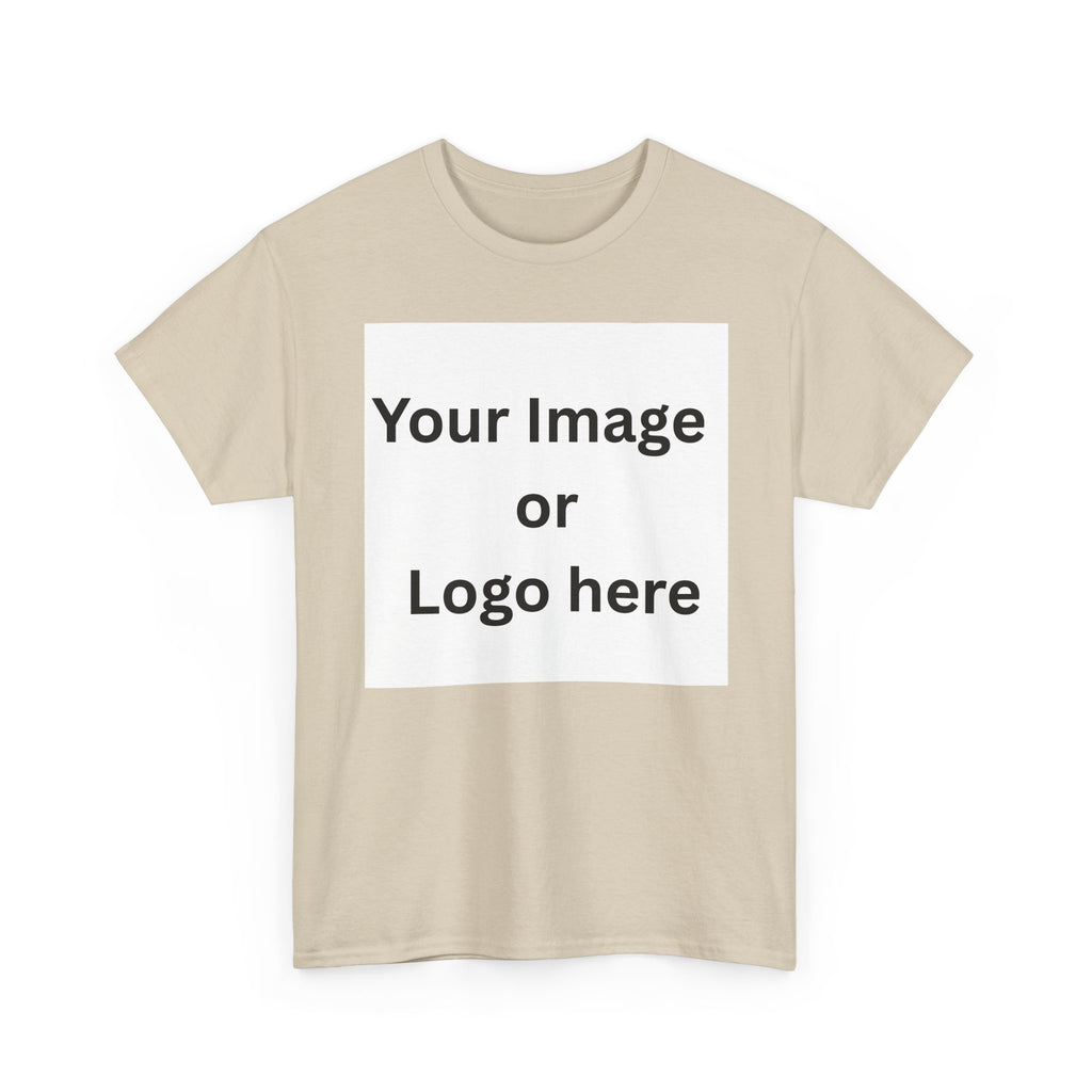 Personalised custom image or logo Gildan 5000 T-shirt mockup – colour option 10