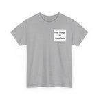 Personalized custom logo Gildan 5000 T-shirt with pocket image, name and back design placeholders – colour option 8