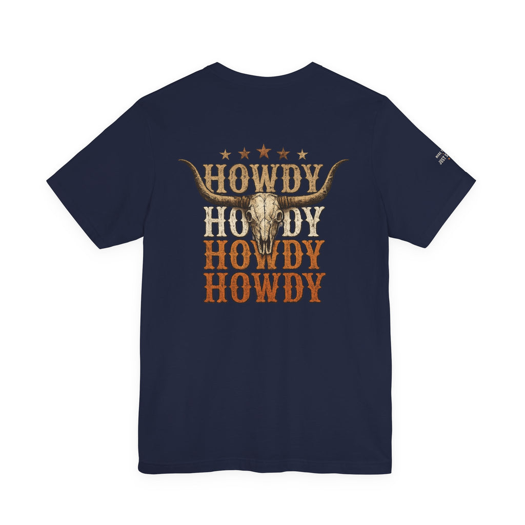 Howdy Howdy Howdy longhorn skull tee in another colour option