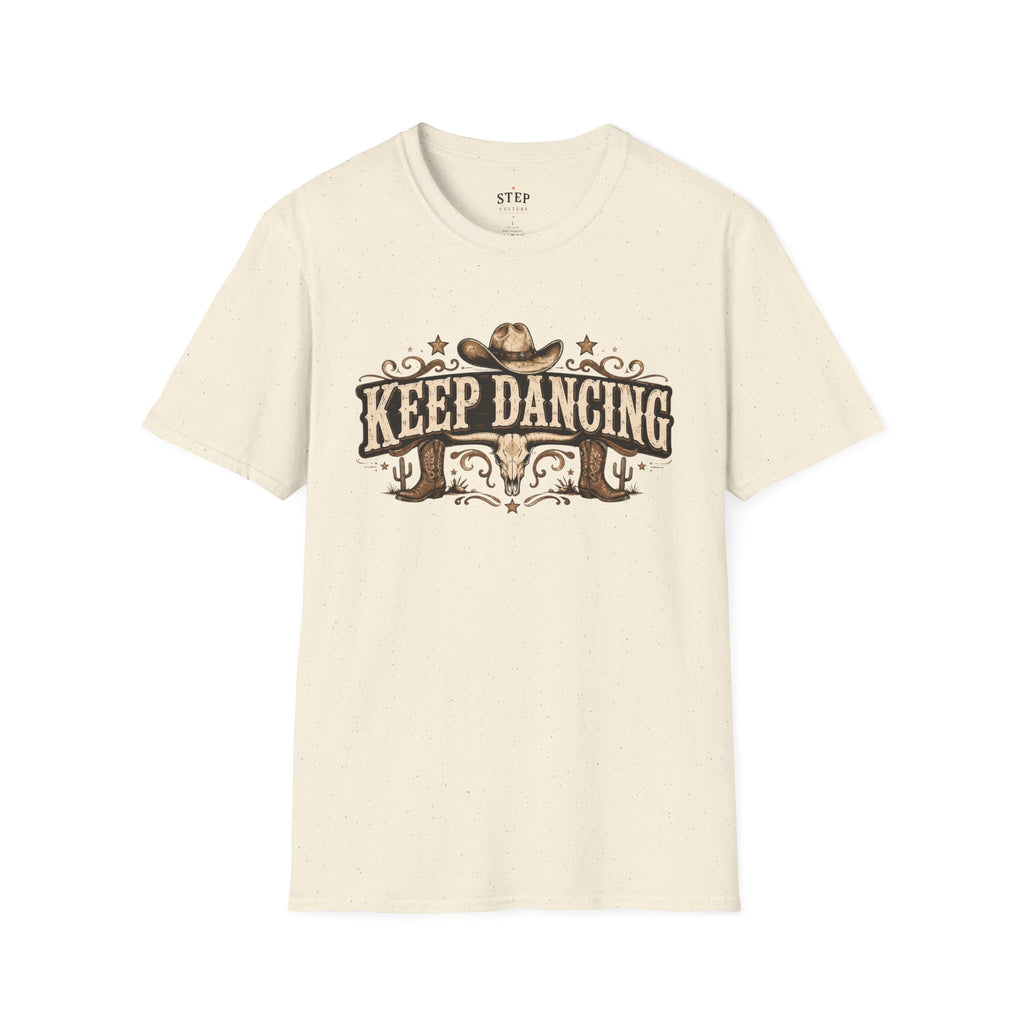 Keep Dancing graphic T-shirt in another colour option