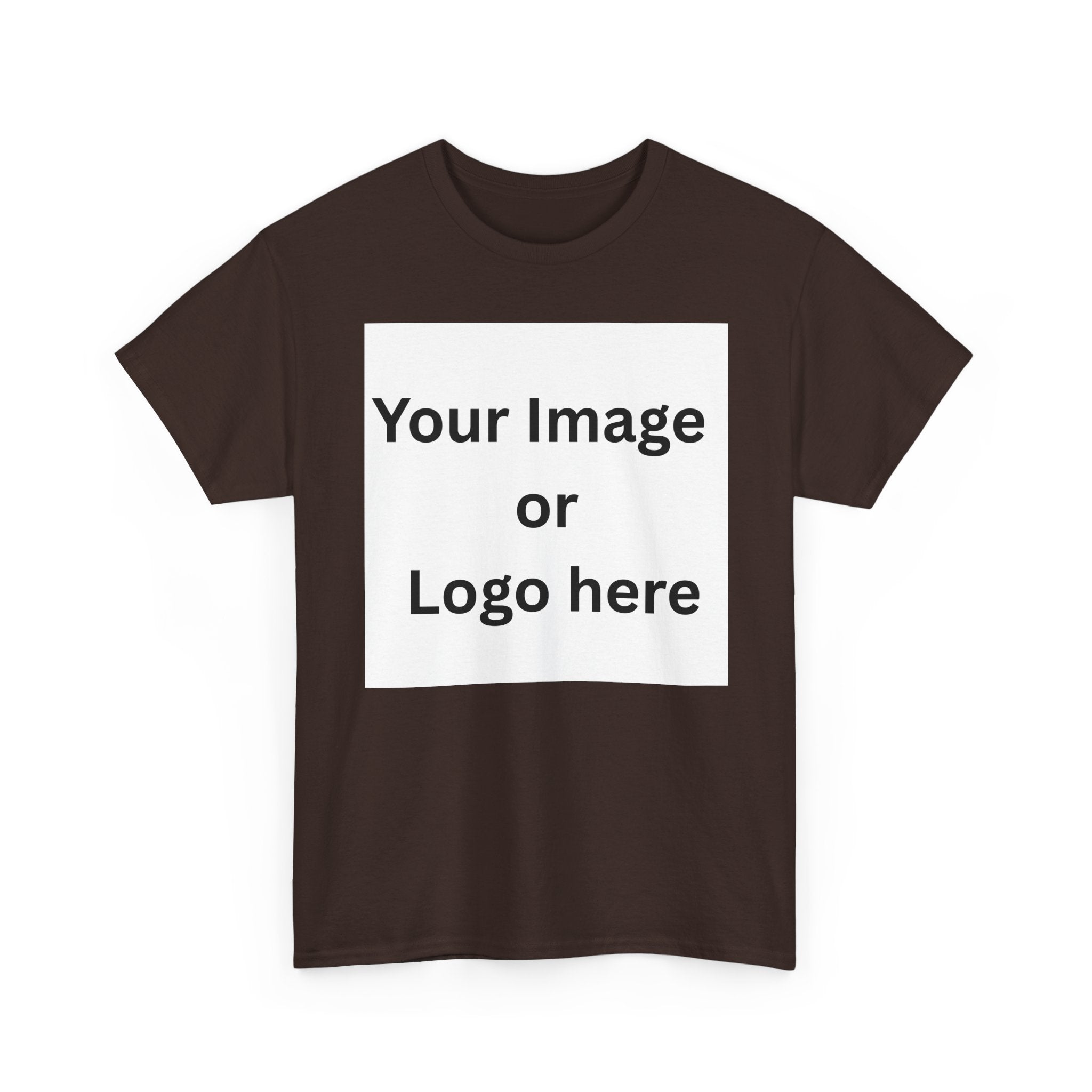 Personalised custom image or logo Gildan 5000 T-shirt mockup – colour option 13