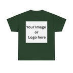 Personalised custom image or logo Gildan 5000 T-shirt mockup – colour option 1