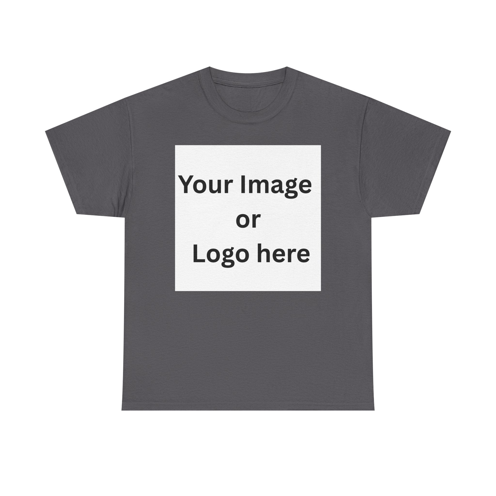 Personalised custom image or logo Gildan 5000 T-shirt mockup – colour option 3