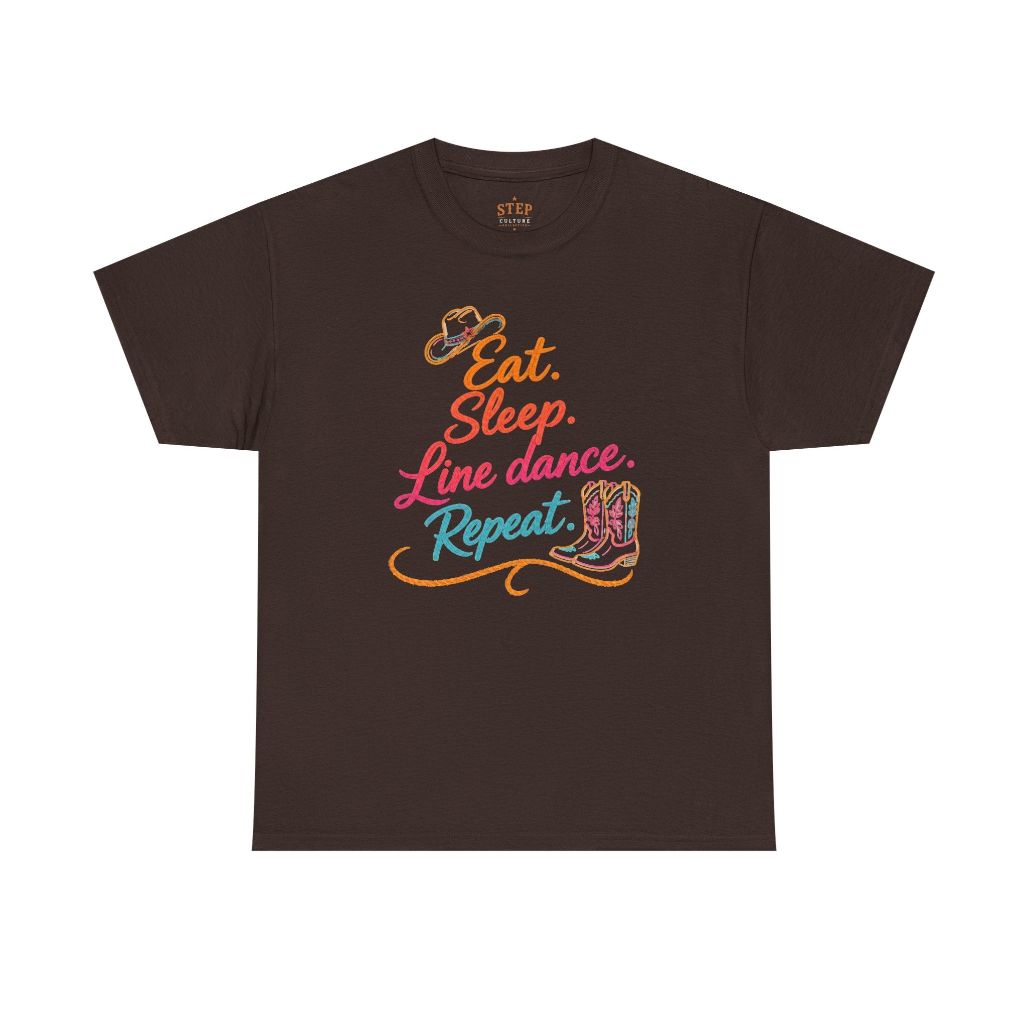 Eat Sleep Line Dance Repeat women’s tee in an alternate colour