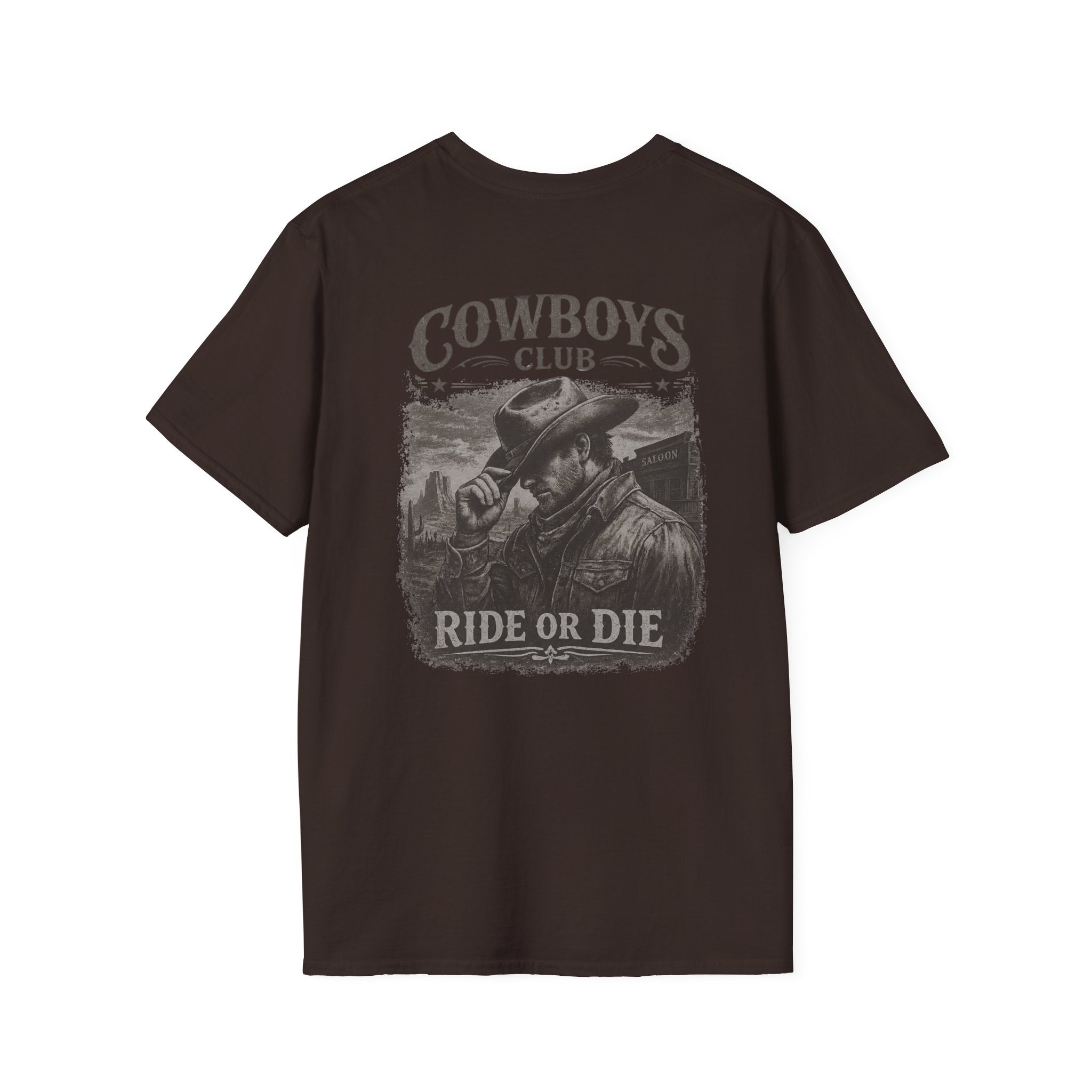 Cowboys Club Ride or Die unisex tee alternate product view