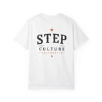 Step Culture Collective Signature Tee shown in an alternate colour mockup