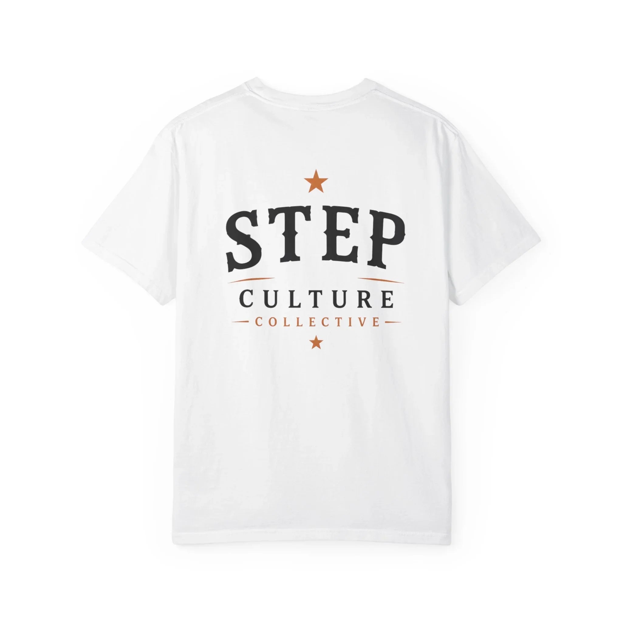 Step Culture Collective Signature Tee shown in an alternate colour mockup