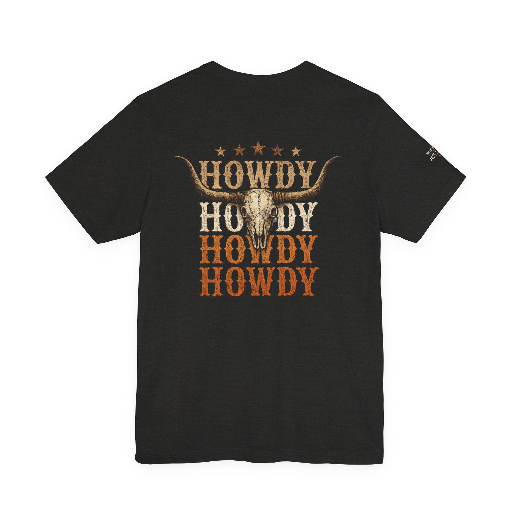 Howdy Howdy Howdy western graphic T-shirt shown in another colour