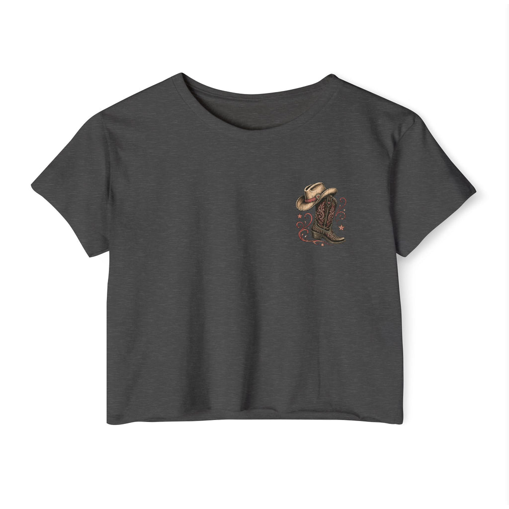 It’s Line Dance Time cropped tee product image