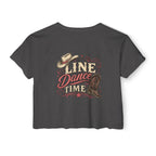 It’s Line Dance Time line dancing crop top