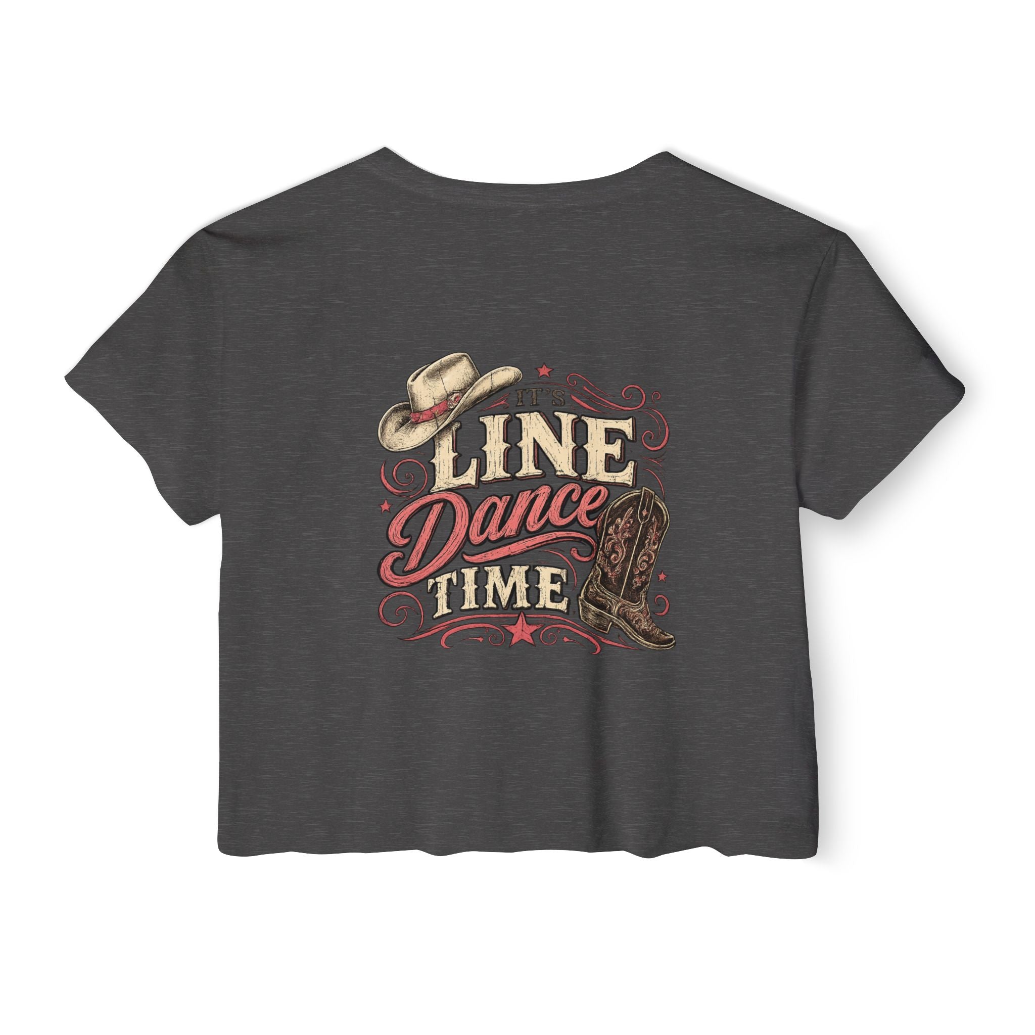 It’s Line Dance Time line dancing crop top
