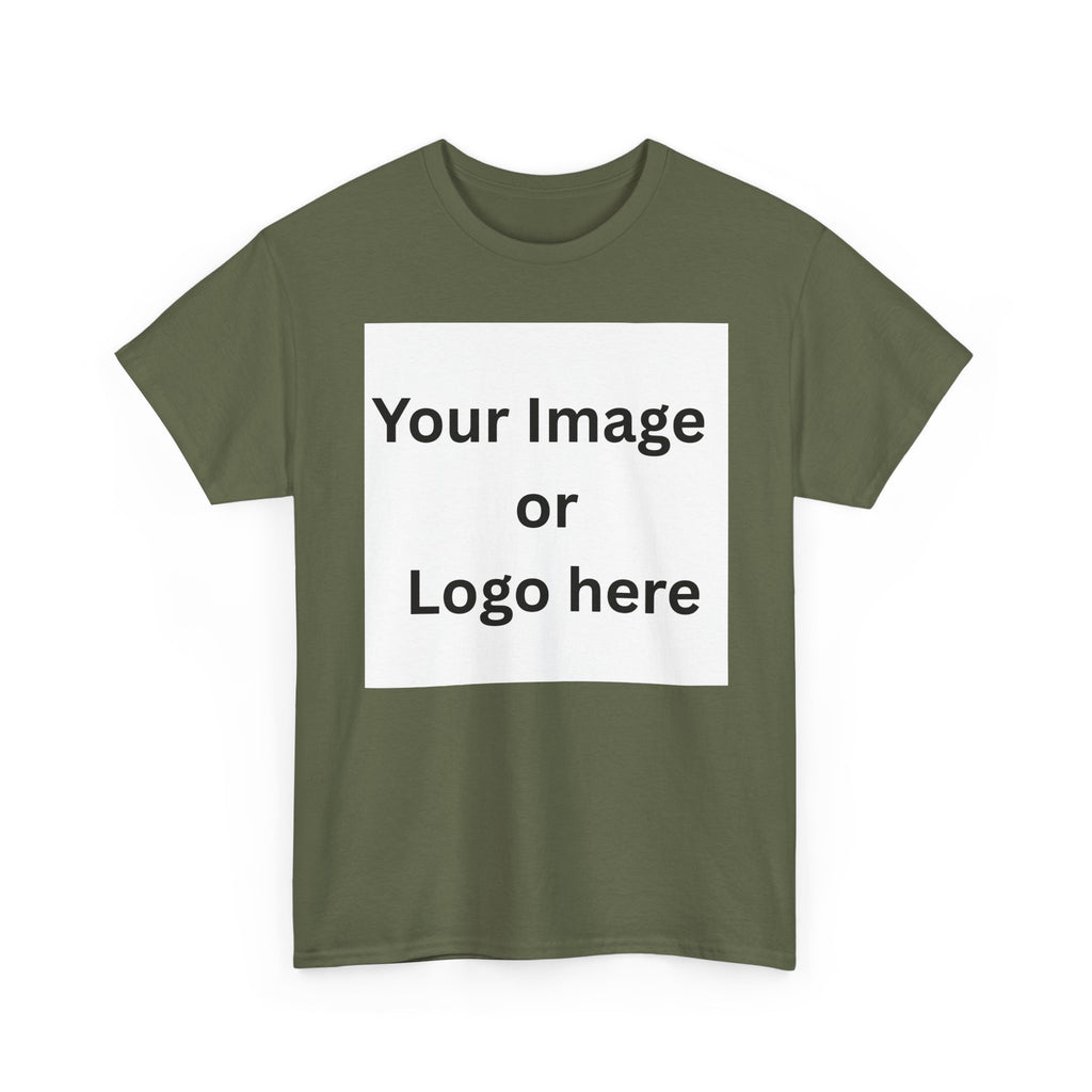 Personalised custom image or logo Gildan 5000 T-shirt mockup – colour option 15