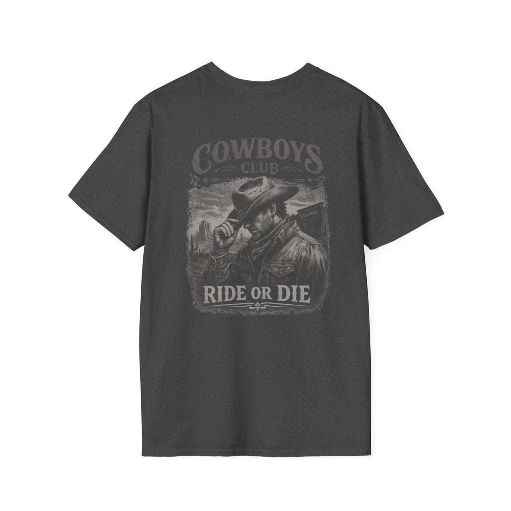 Cowboys Club Ride or Die graphic T-shirt in another colour option